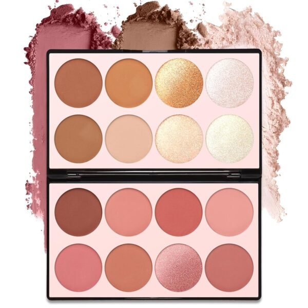 16 Colors Contour Palette Make up - Blush Highlighters Bronzer Powder All in one